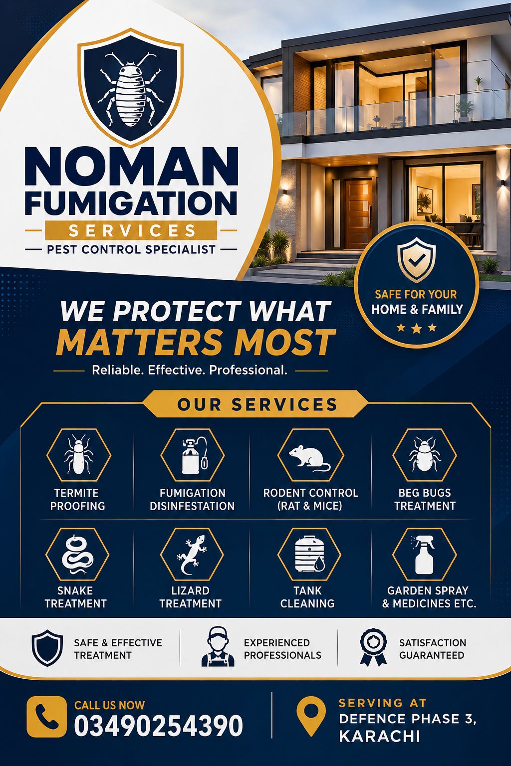 Noman Fumigation Service Flyer